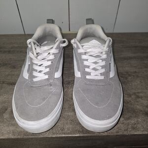 Gray and White Men's Sneakers